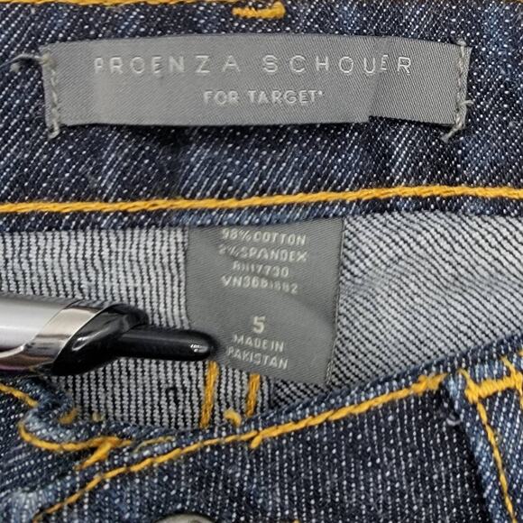 Proenza Schouler Target Collab Low Waist Straight Leg Jean - Size 5 - Picture 8 of 9